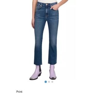 7 For All Mankind High Waisted Slim Kick Jeans.